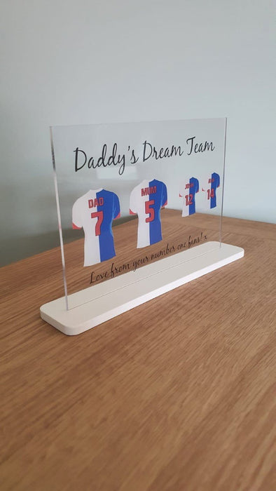 Personalised Football Shirt Plaque