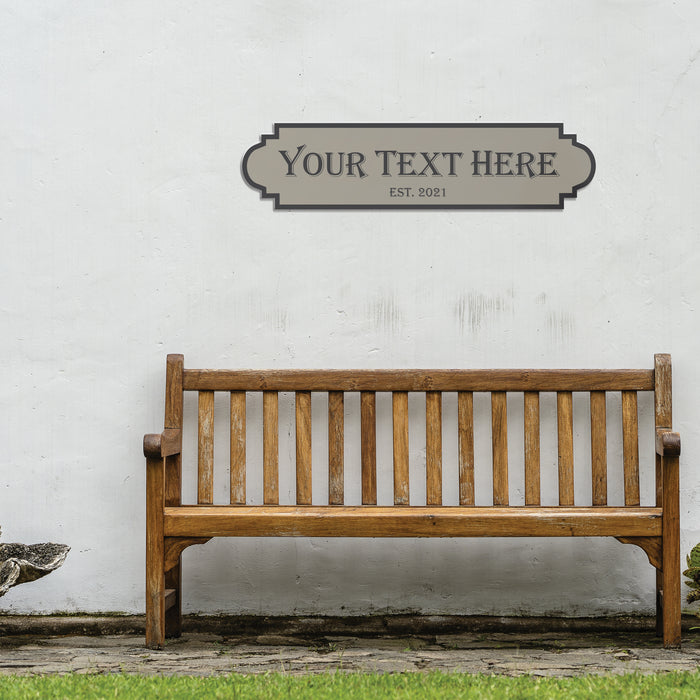 Personalised Jumbo Bar Sign Custom Text, 4 Designs, Pub Signage Indoor Outdoor Waterproof Custom Sign