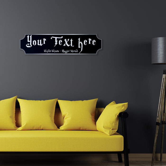 Personalised Bedroom Sign, Harry Potter (Your Text)