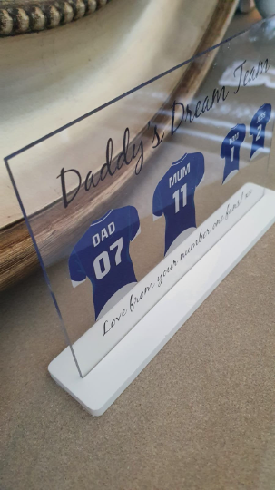 Personalised Football Shirt Plaque