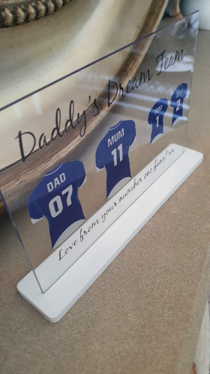 Personalised Football Shirt Plaque