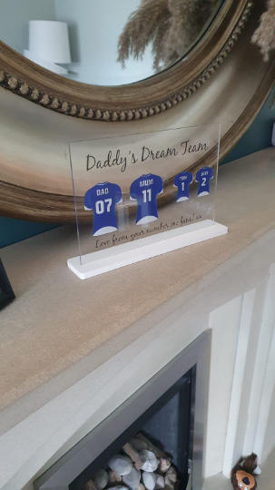 Personalised Football Shirt Plaque