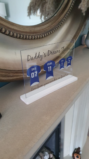 Personalised Football Shirt Plaque