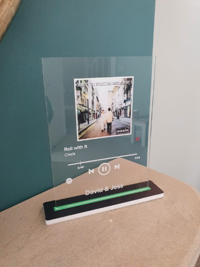Personalised Spotify Plaque | Custom Song | Unique Gift | Free Delivery