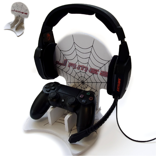 Personalised Gaming Bundle Controller Headset Stand, Gamer Holder, Xbox Gift, Game Gift Present Holder Headphone Stand