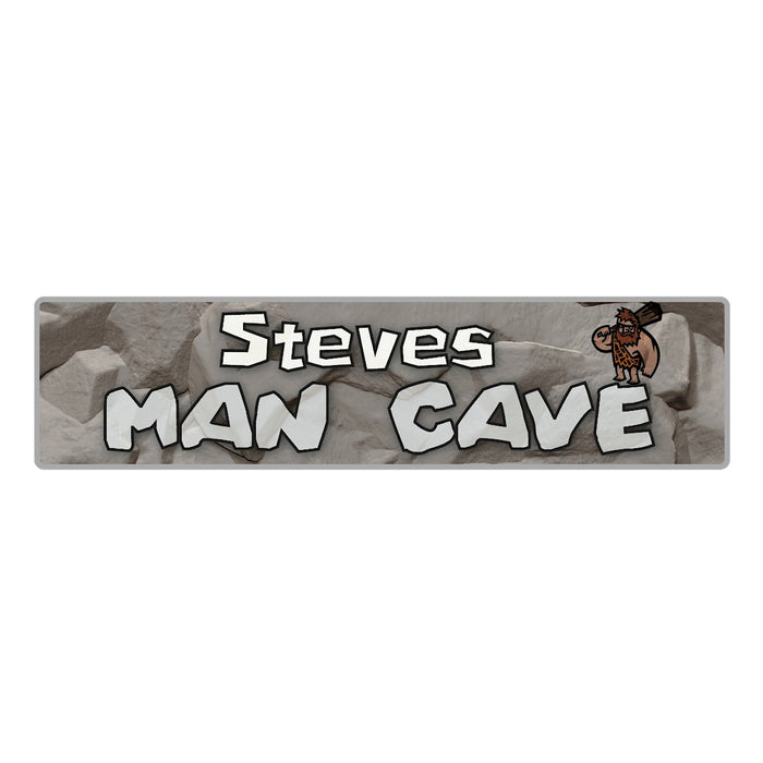 Personalised Mancave Sign (Your Text) - Funny Plaque